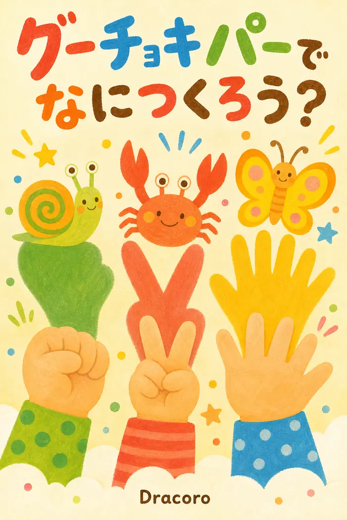絵本『グーチョキパーでなにつくろう？』の表紙